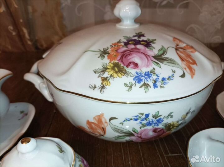 Сервиз столовый Бернадотт Полевой Цветок