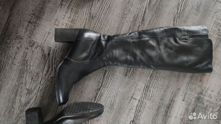 Сапоги женские зимние натуральная кожа и мех
