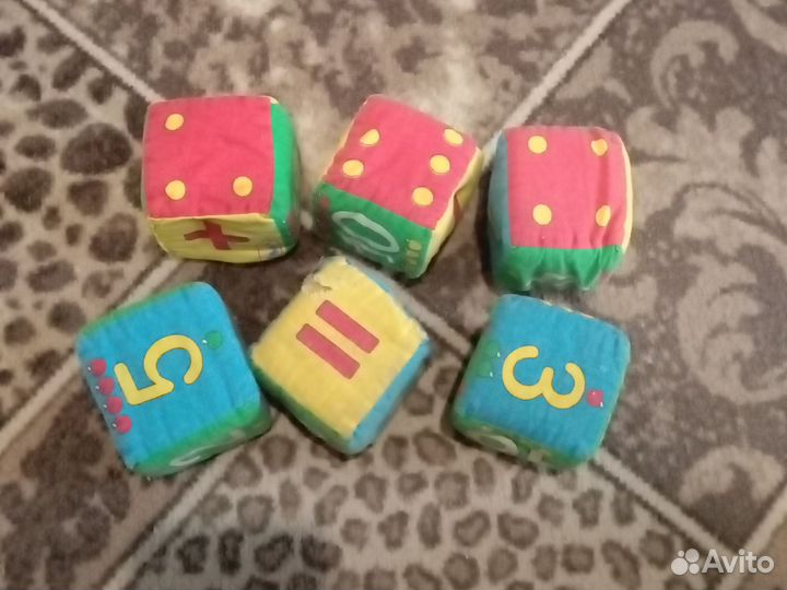 Мягкие кубики