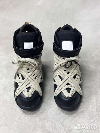 Rick Owens x Moncler Moon Boots Черные Ботинки