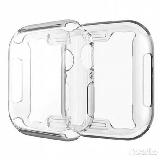 Чехол силиконовый на apple Watch 44 мм