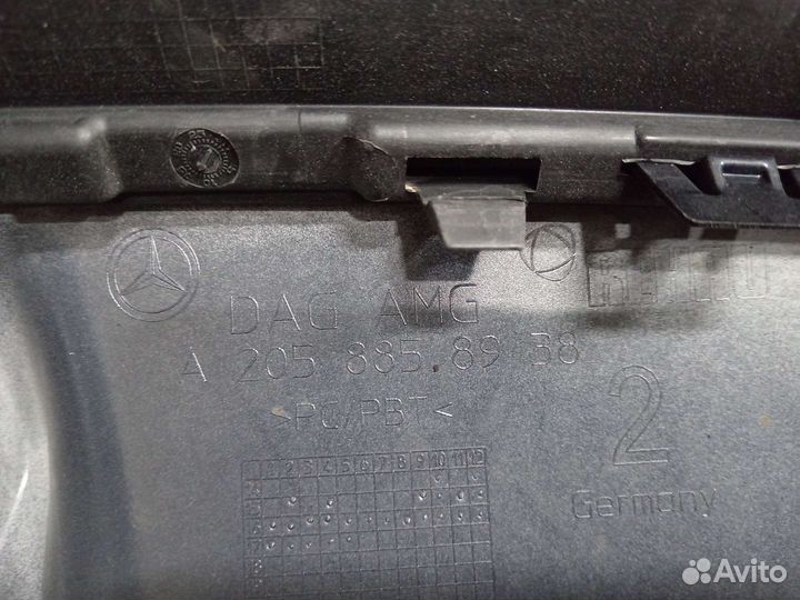 Задний бампер на mercedes w205 amg