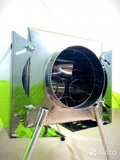 Печь туристическая Малая на 15 л. c 3Д экранами