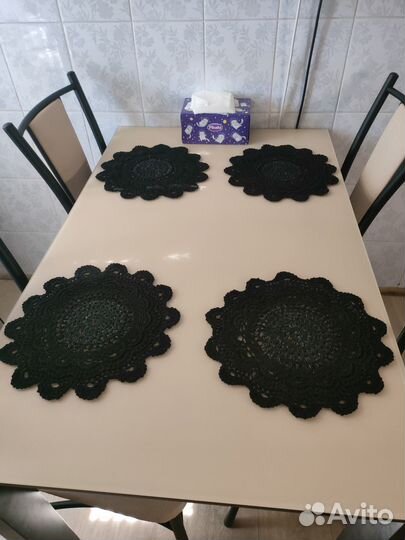 Салфетки сервировочные из льна