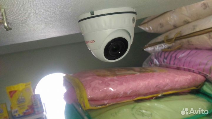 Видеонаблюдение. Комплект 1 купольная QHD камера