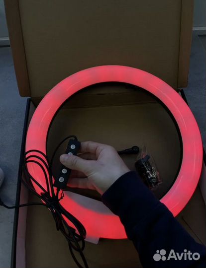 Кольцевая rgb лампа