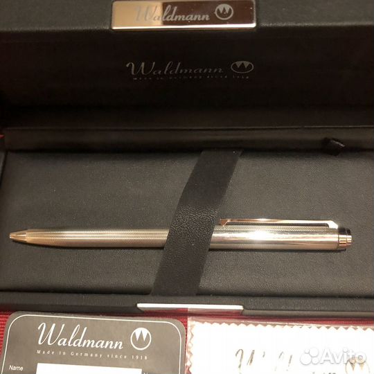 Серебряная Ручка-Карандаш 925 пробы,Waldmann