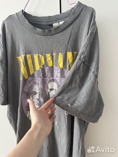 Футболка hm nirvana