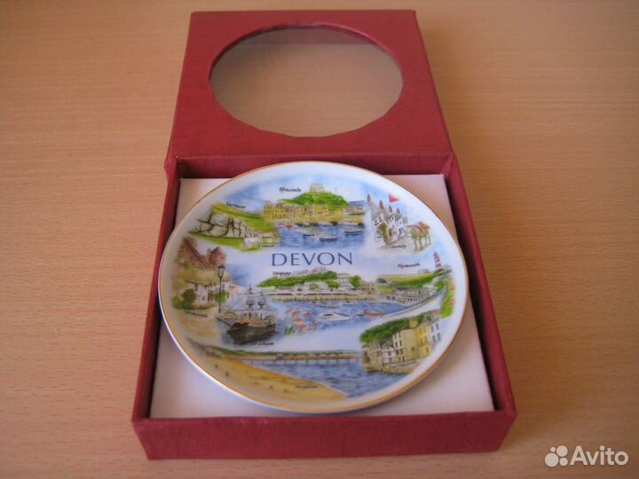 Тарелка декоративная фарфор фирмы sampson Англия