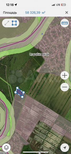Участок 5,74 га (СНТ, ДНП)