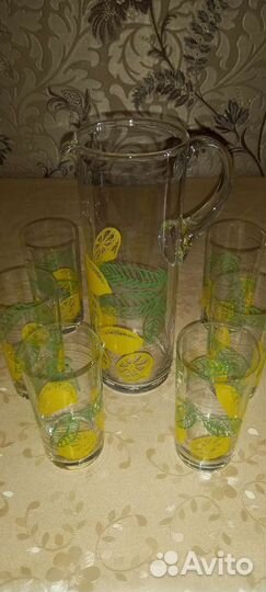 Графин со стаканами Богемия (Чехия)