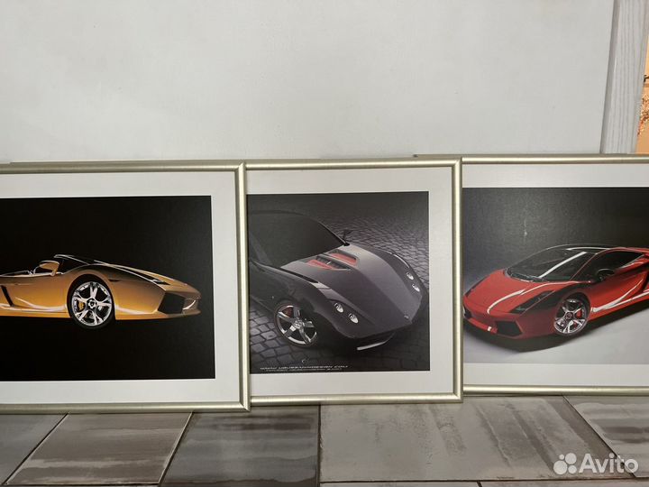 Большие постеры на пвх в раме