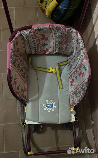 Детские санки с колесами