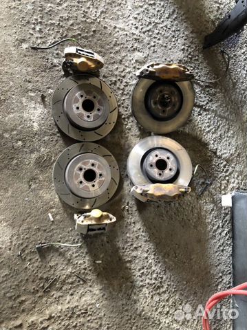 Тормоза brembo gold +армировка