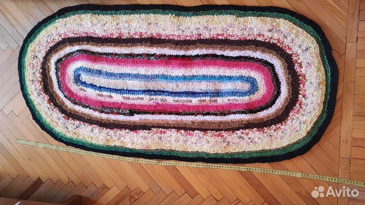 Коврик вязаный крючком