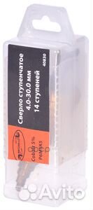 Сверло ступенчатое по металлу 4.0-12.0 мм Р6М