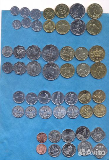 Наборы монет Саудовская Аравия, оае, Югославия итд