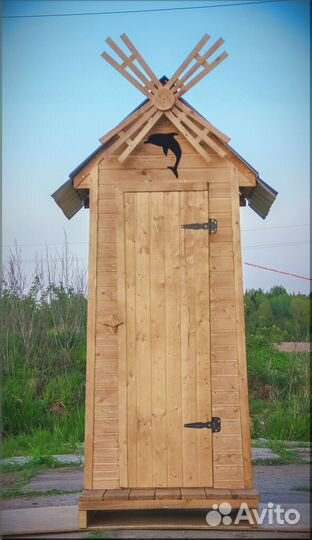 Уличный туалет с установкой SKU003