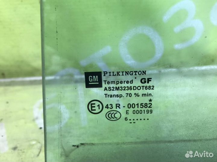 Форточка двери левая Opel Zafira B