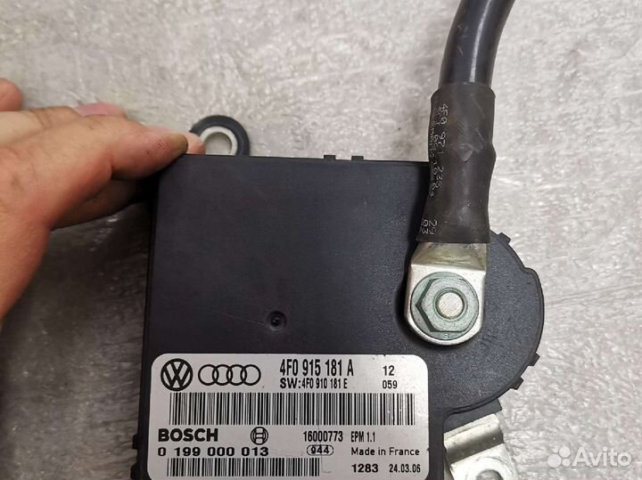 Клемма акб минус Audi A6C6 4F915181A