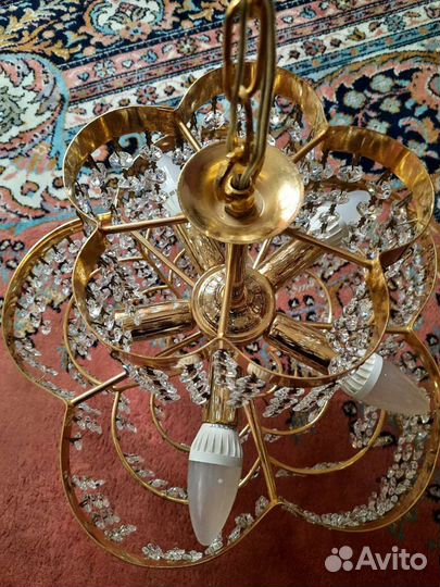 Люстра хрустальная чехия