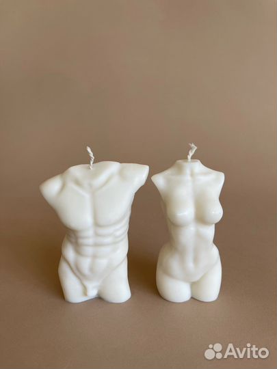 Свеча мужское тело из соевого воска