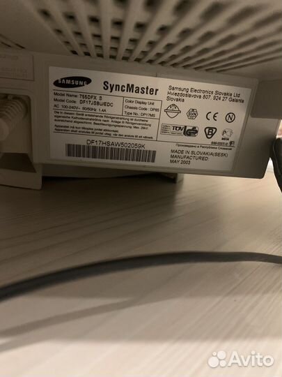 Монитор Samsung SyncMaster 755 DFX