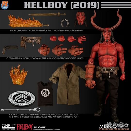 Фигурка Mezco Hellboy (Anung un Rama Edition) PX P