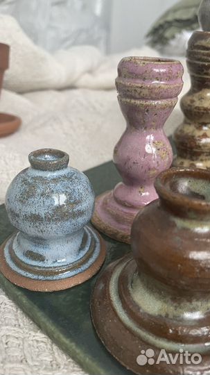 Подсвечники керамические