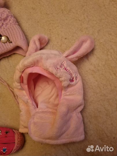 Зимнии и осеннии шапки, варежки непромокайки