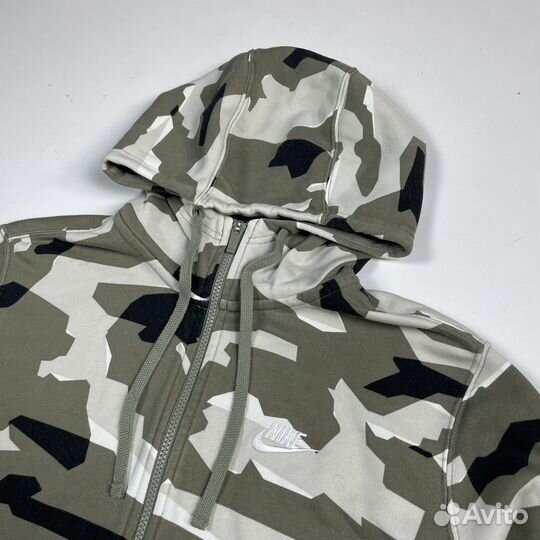 Зип худи Nike tech fleece camo оригинал