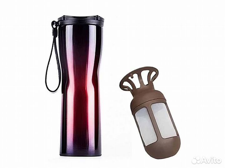 Термокружка Xiaomi Kiss Kiss Fish Rainbow 430ml Pu