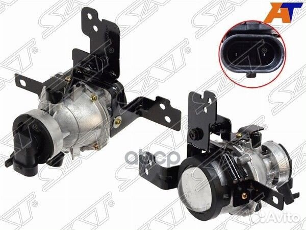 Фара противотуманная KIA RIO 20- LH линза ST-22