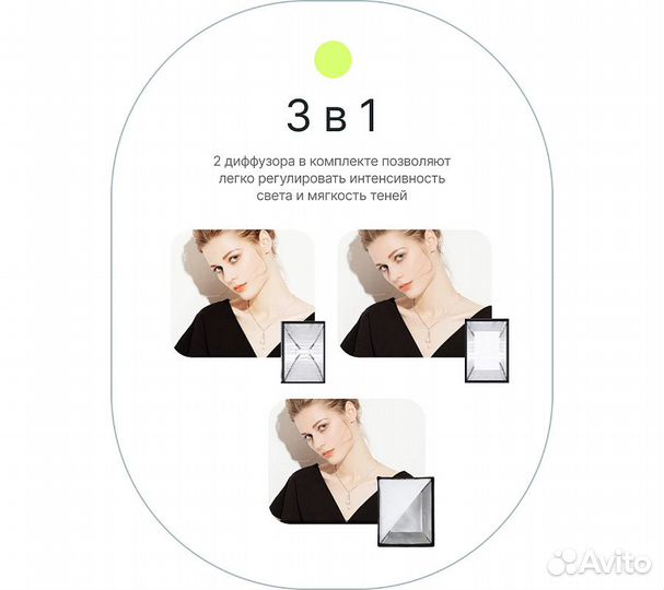 Быстроскладной софтбокс Raylab RL-SQ80120 80x120см