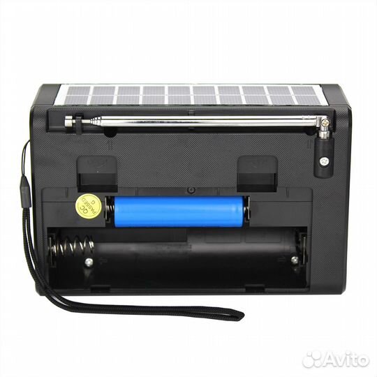 Радиоприемник Fepe FP-252BT-S (USB, Bt, солнечная