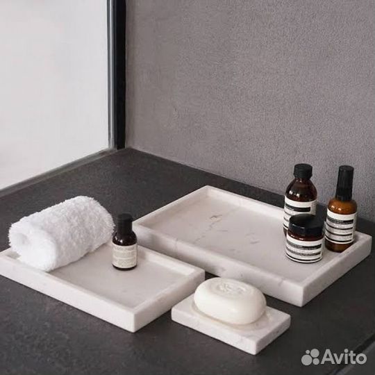 Поднос из мрамора