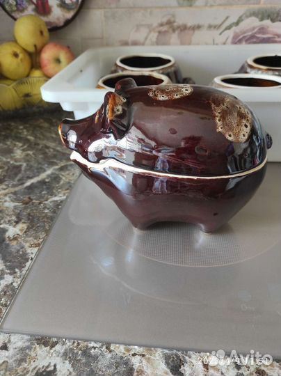 Горшок керамический для жаркое