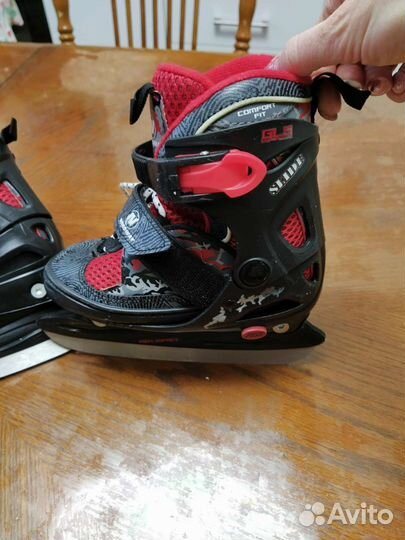 Коньки детские раздвижные 27-30