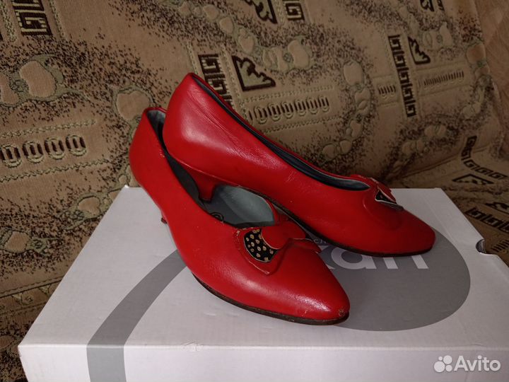 Туфли ретро кожа 35