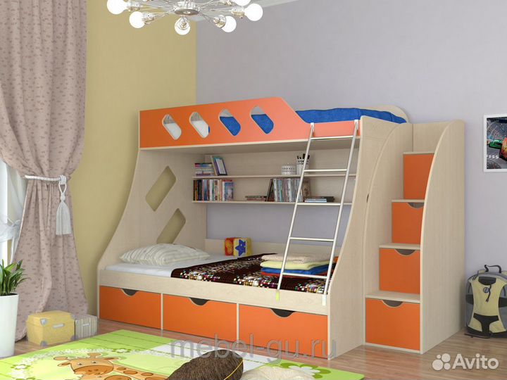 Двухъярусная кровать детская. Новая. Любые цвета