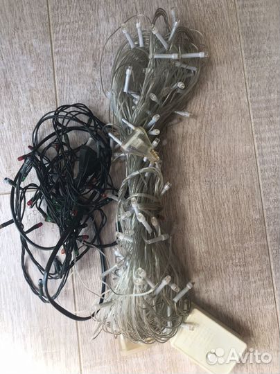 Две не рабочие гирлянды