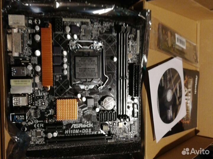 Материнская плата Asrock h110m-DVP