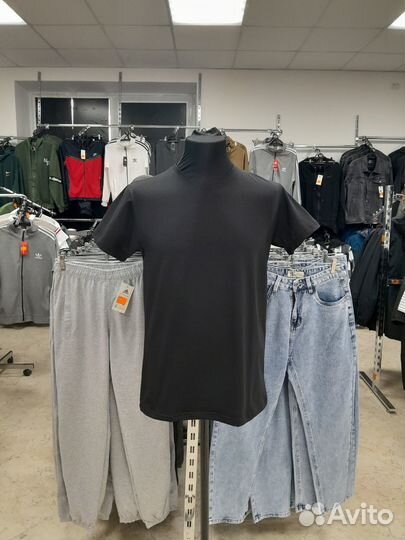 Футболка однотонная