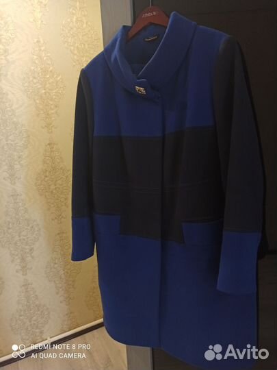 Пальто женское драповое 56