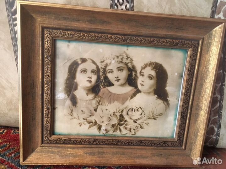 Вера Надежда Любовь старинная картина