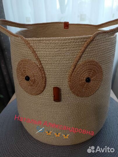 Корзина интерьерная Сова