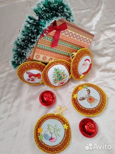 Елочные игрушки ручной работы