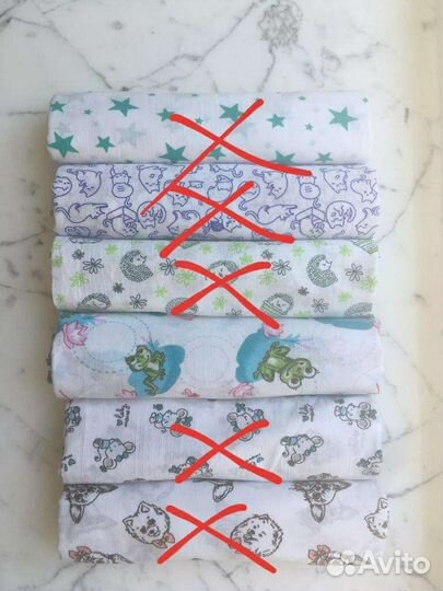 Пеленки детские х/б