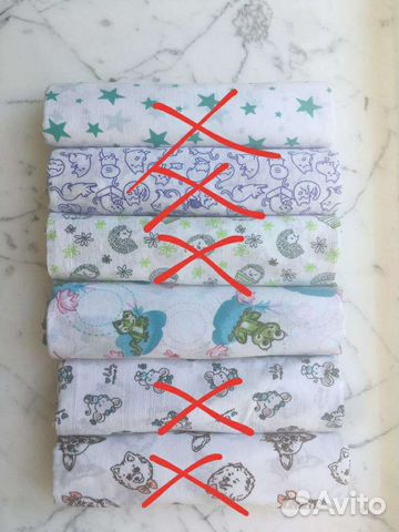 Пеленки детские х/б