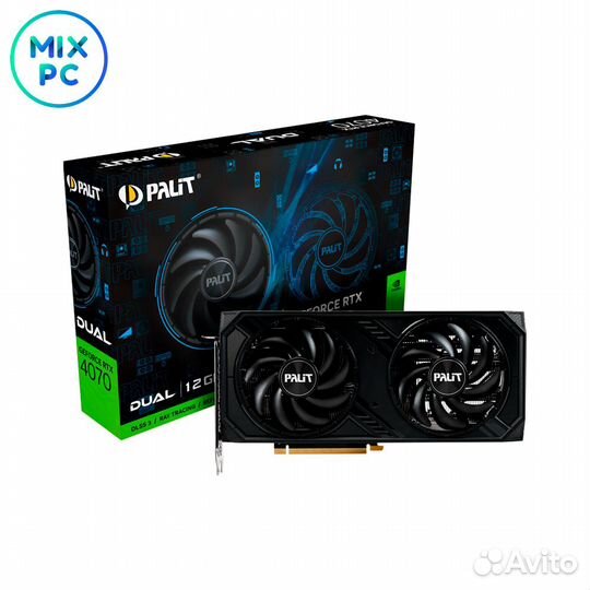 Видеокарта RTX4070 12Gb Palit dual NED4070019K9-10